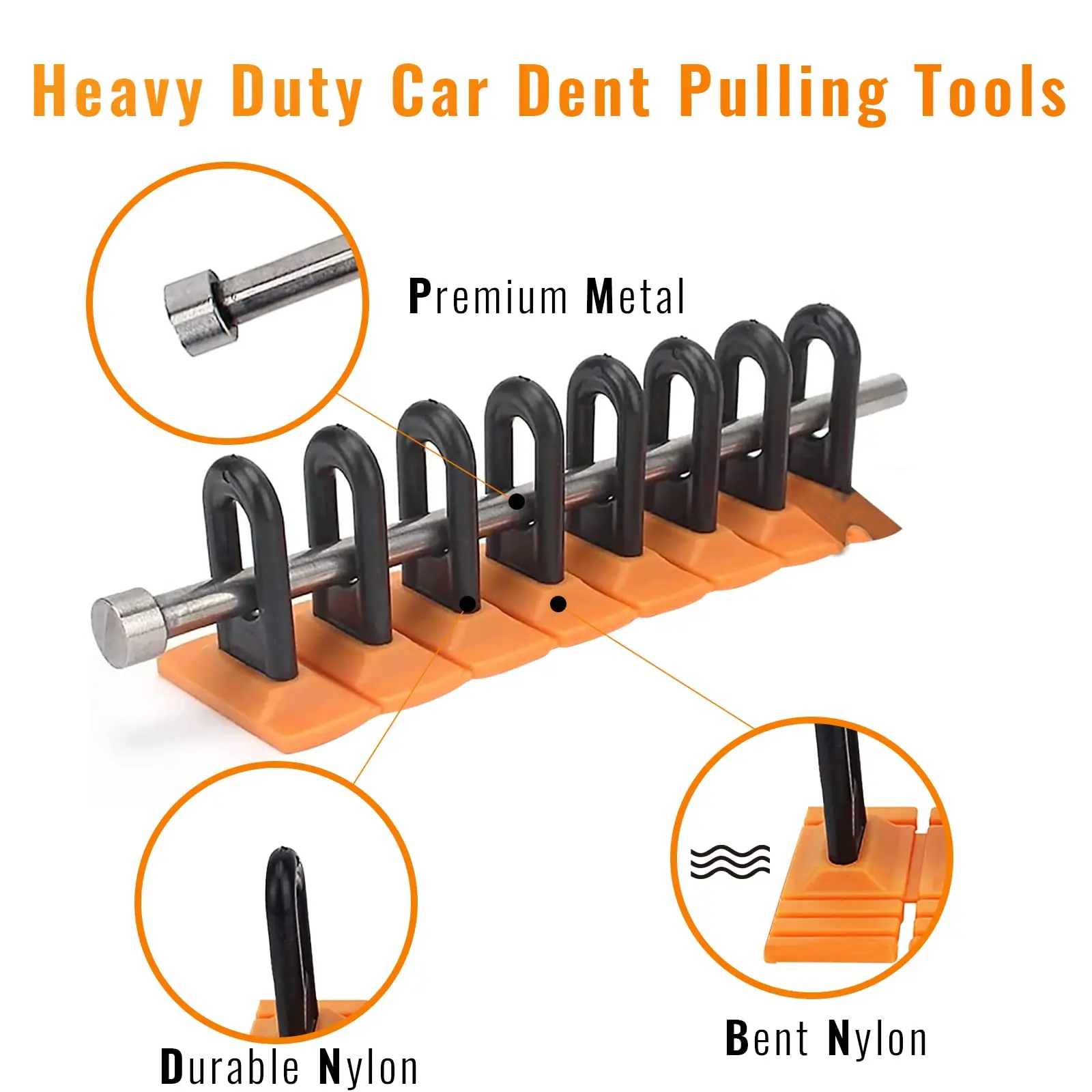 Car Dent Repair Tools Heavy Duty Paintless Repair Removal Tool Dent Puller Handle Lifter Glue Tabs Body Repair Dent Remover Tool