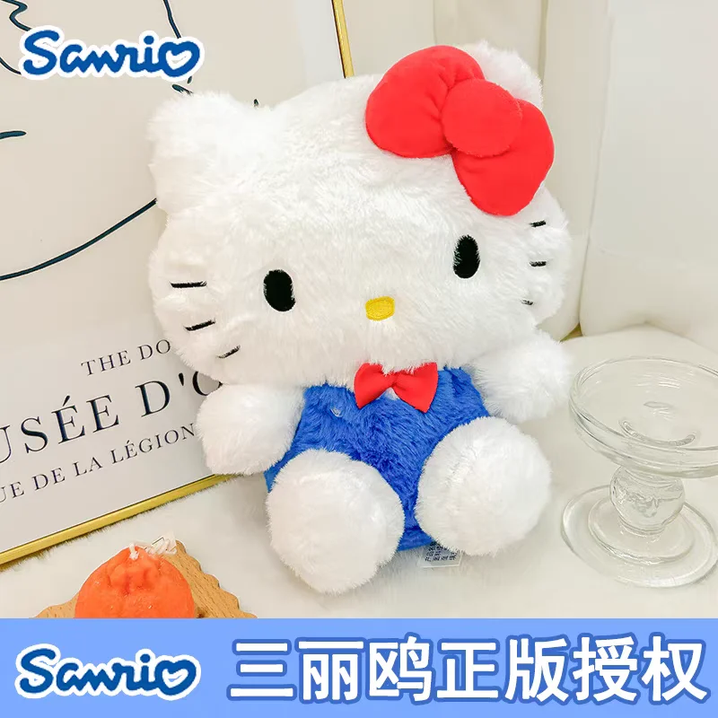 

Genuine Sanrio 50th Anniversary Hello Kitty Stuffed Toys Pendant Plush Toys Doll Keyring Anime Keychain Birthday Christmas Gift