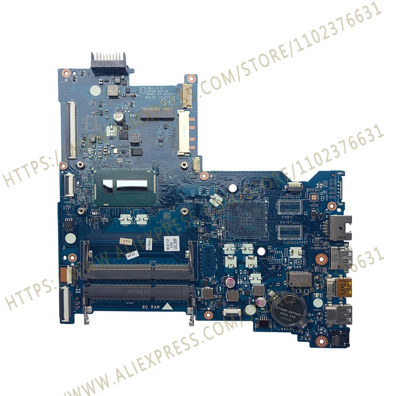 LA-D703P  New And Original  Delivery Within 24 Hours  I3-5005U Integrated Display Motherboard