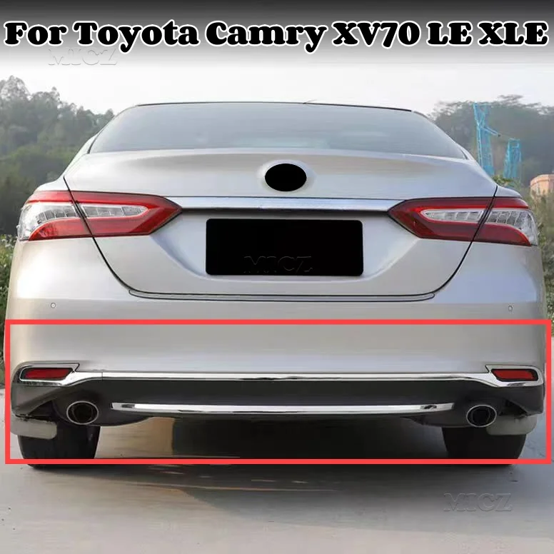 

Накладки на задний бампер автомобиля для Toyota Camry XV70 70 LE XLE 2018-2020 2021 2022 2023