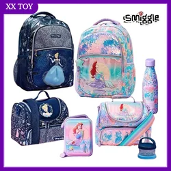 Disney Smiggle Australia Mermaid Cinderella School Bag Children Stationery Student Pen Case Lunch Bag Backpack Children's Gifts