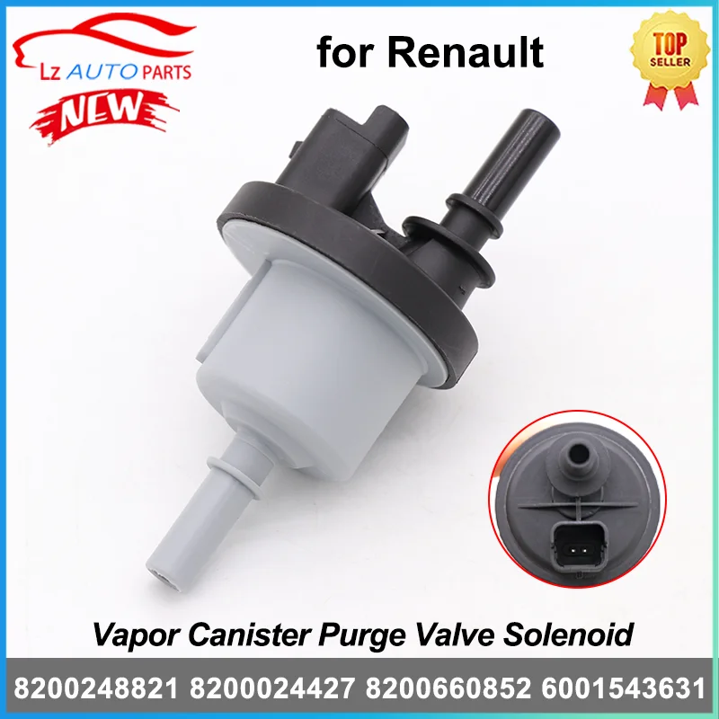 

8200248821 Соленоид клапана продувки паров для Renault Captur Clio Megane Dacia 6001543631 8200024427 8200660852 149304569R