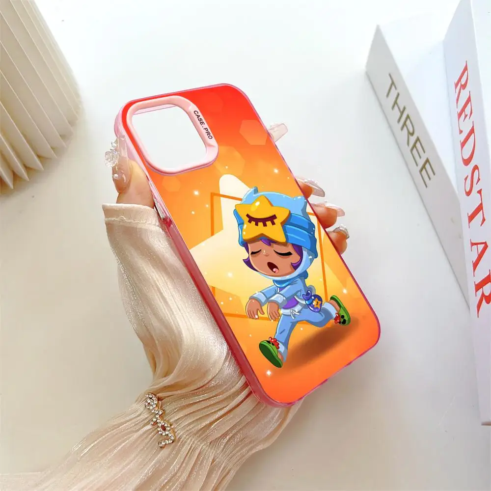 Cartoon Games Leons MINISO Mouse Pad Pink Popular In Korea Wholesale Case For IPhone 16 15 14 13 12 Pro XR Shockproof Color Co