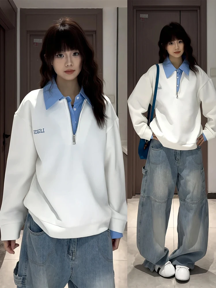 

Мужская толстовка на молнии в американском стиле, весенняя, модная, крутая, нейтральная, с вышивкой, топ для сочетания в разных стилях