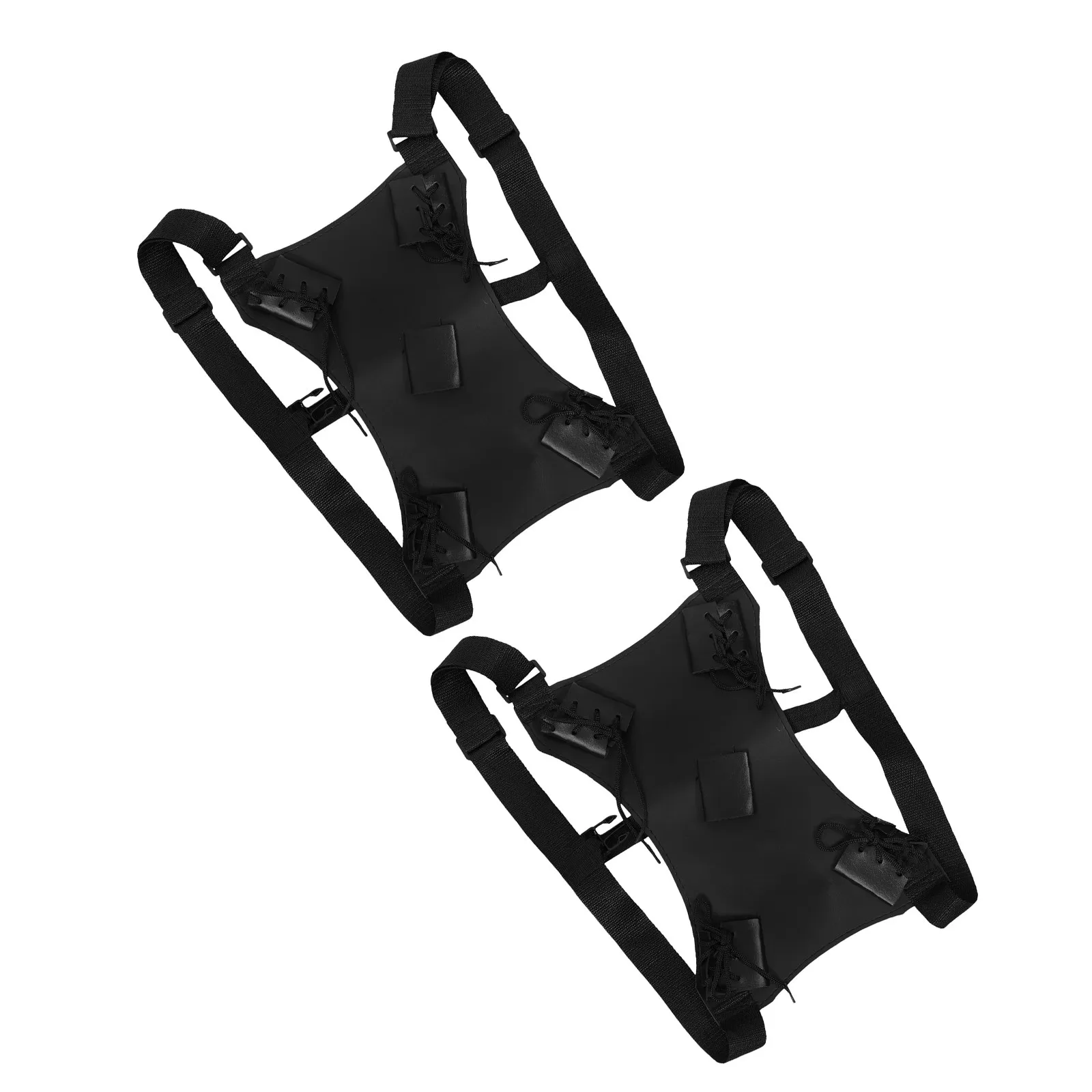 

2 шт. Чехол для мечей с двойной вместимостью, портативный, с плечевым ремнем, для косплея, средневековых мероприятий, фехтования на открытом воздухе