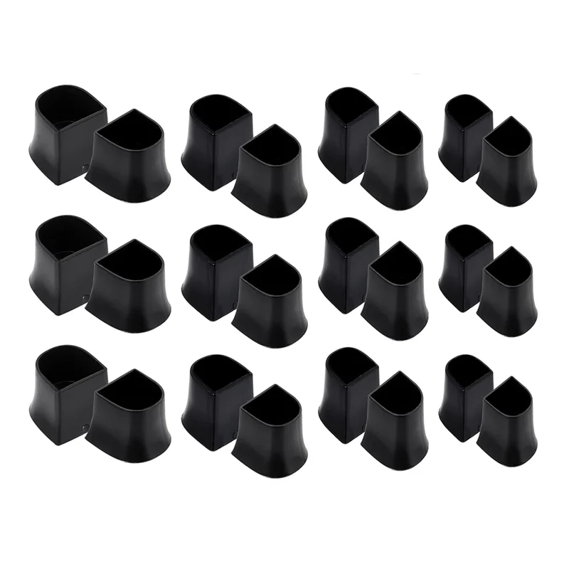 ABRT-For High Heel Shoes Anti-Slip Noise Reducing Heel Cap Protectors U Shape 4 Sizes 12 Pairs