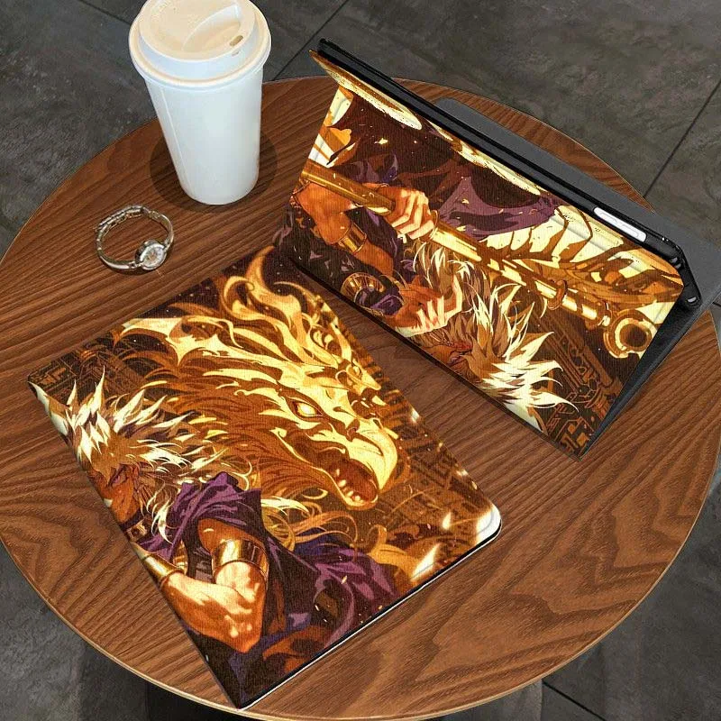 

D-Duels M-Monsters Art Anime For iPad Pro Air Mini 1 2 3 4 5 6 7 7th 8th 9th 10th 11th 10.2 9.7 10.5 10.9 11 12.9 Tablet Case