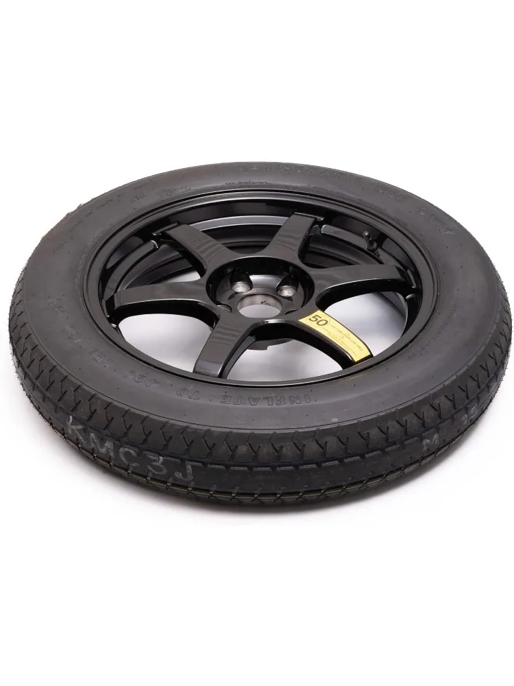 Complete Spare Wheel and Tire - Compatible with 2017+ Tesla Model 3 Long Range & RWD Trims - Includes 18x4 Rim