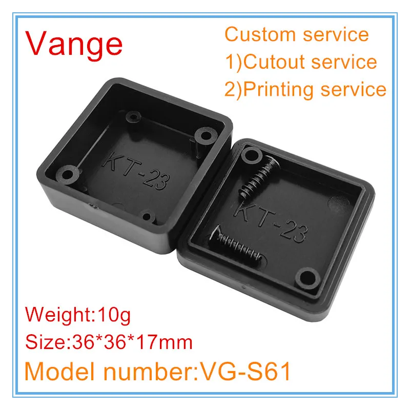 Vange wires junction box 36*36*17mm ABS plastic enclosure case