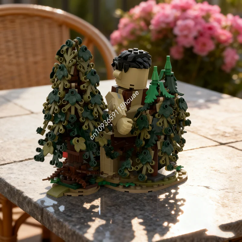 

534 шт. MOC HP модульный запретный лес Grawp S Гарри модель строительные блоки сборка идея игрушки Рождественский подарок кирпич детский день рождения