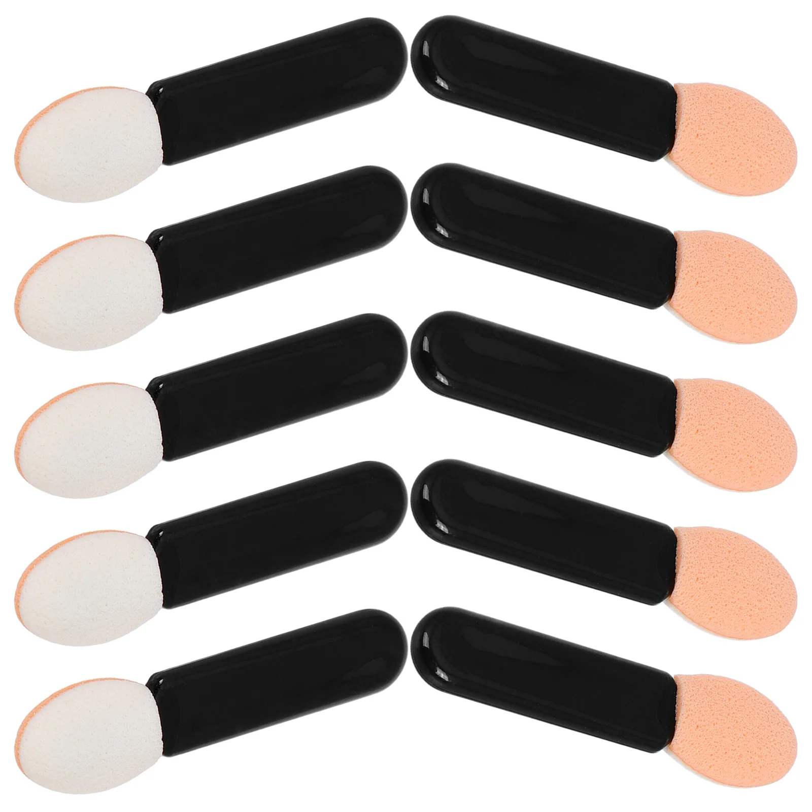 

10 pcs Makeup Brush Applicator Mini Eyeshadow Sponge Sticks For Lip Gloss Concealer Cream Portable Blending Tool Women Daily