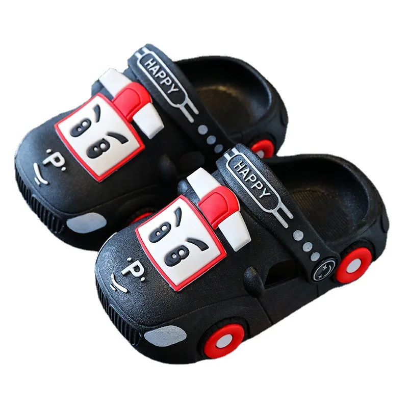 Summer New Dazzling Cool Kid Hollow Sandals Baby Cute Cartoon Car Home Slippers Boy Breathable Antislip Beach Shoe Girl Shoe실내화