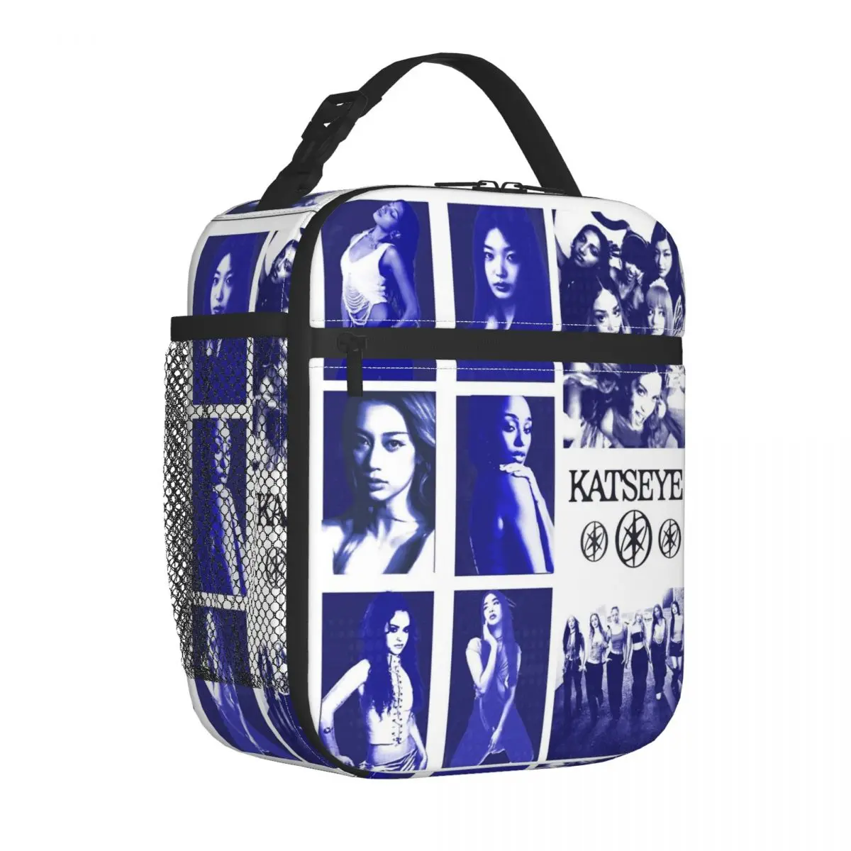 Blue Katseyes Poster Insulated Lunch Bag High Capacity Meal Container Cooler Bag Lunch Box Tote School Picnic Men Women