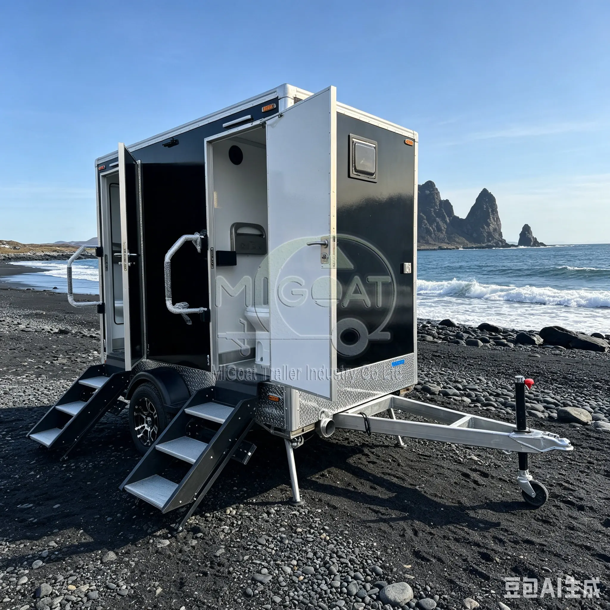 Factory Direct Portable Bathroom Trailer Restroom Trailers Luxury Mobile for Commercial Use China Manufacturer Supplier OEM