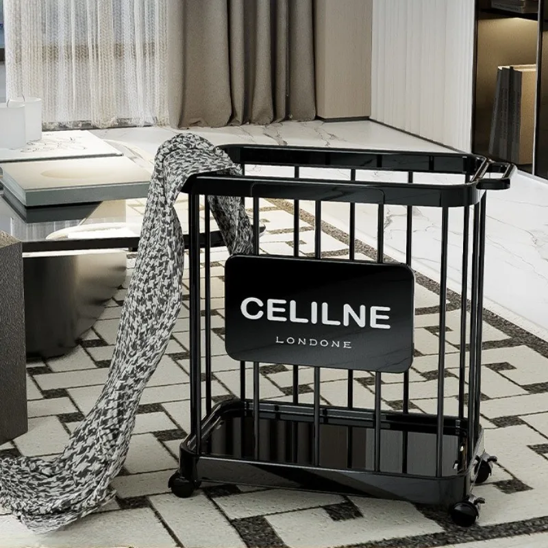 

Mobile dirty clothes basket, household dirty clothes basket, large capacity clothes storage rack, multifunctional storage rack