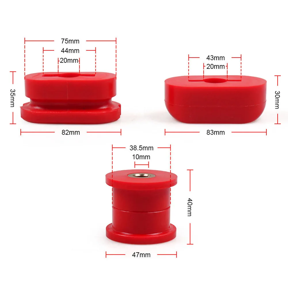 Lower Dogbone Engine Mount Bushing Improved Stability Vibration Damping Easy Installation Noise Reduction For Jetta 1999-2005