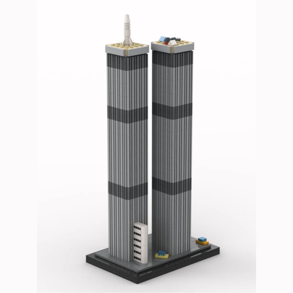 MOC-44229 1010pcs World Trade Center by noggels PDF instructions building block model toy for kids