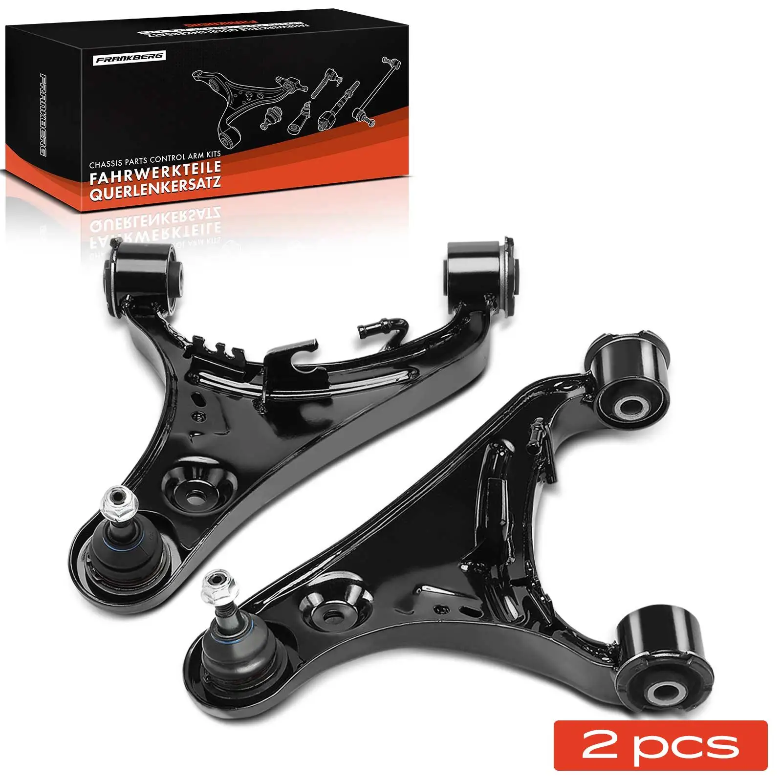 Frankberg 2x Bras de suspension avant gauche et droit pour Land Rover Discovery III L319 Discovery III Van 2004-2009 521863