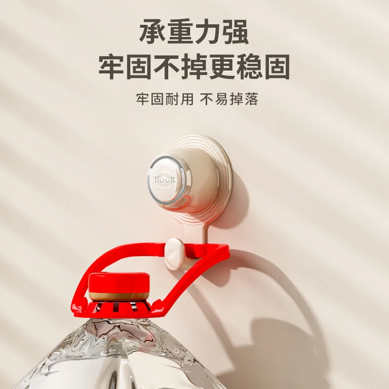 Picture 5: Fashion Powerful Suction Cup Hooks Vacuum Reusable Shower Hooks Heavy Duty Clothes Hook Traceless Clothes Hook