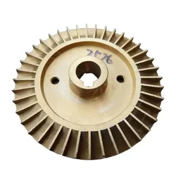 Brass Water Pump Impellers Self-priming Pump Double-sided Copper Pump Impeller :OD85mm ID14mm,OD78mm ID12mm,OD76mm ID12mm,OD60mm