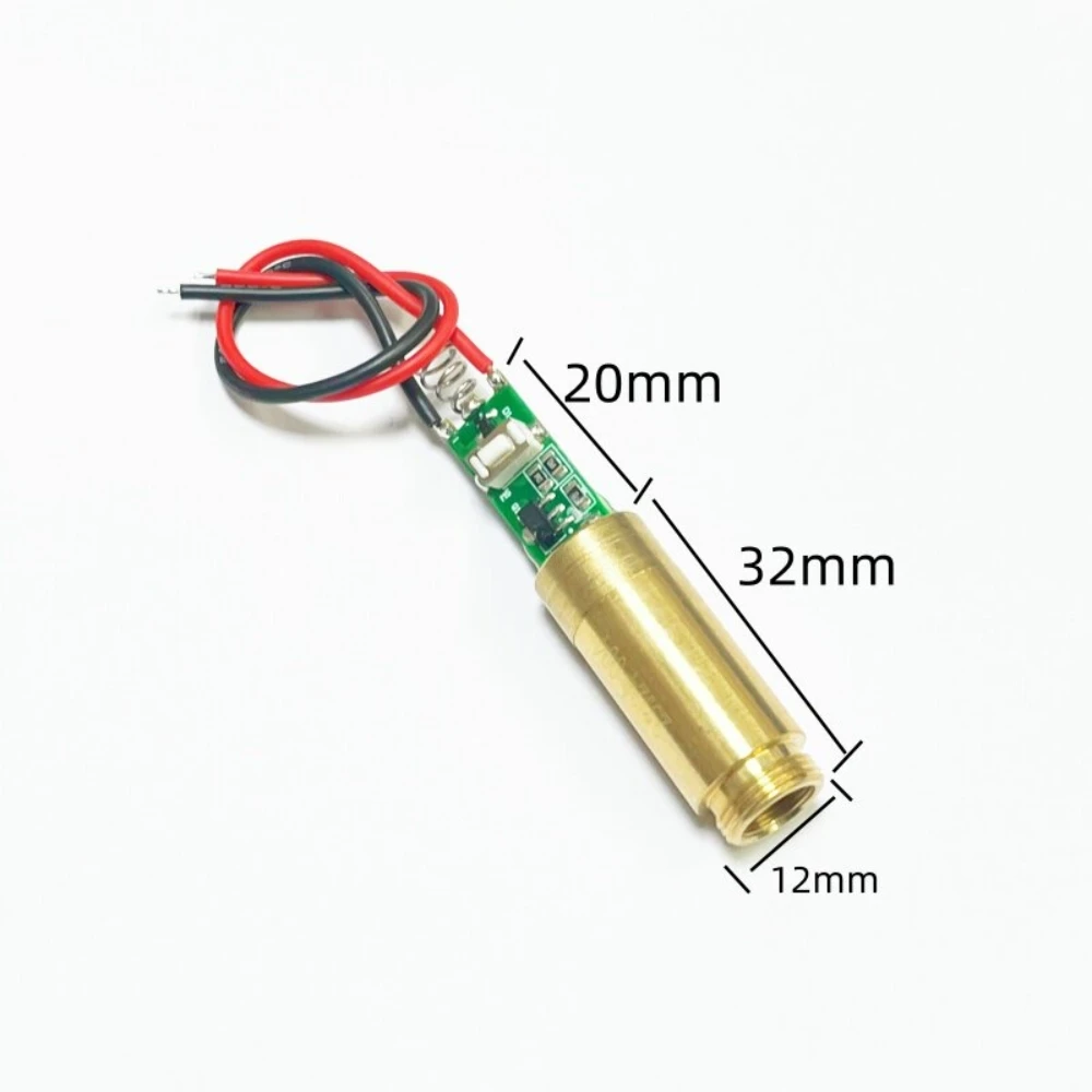 Module laser vert, indicateur de spot laser vert, 3V-4.2V, 12mm, 532nm, 20mW