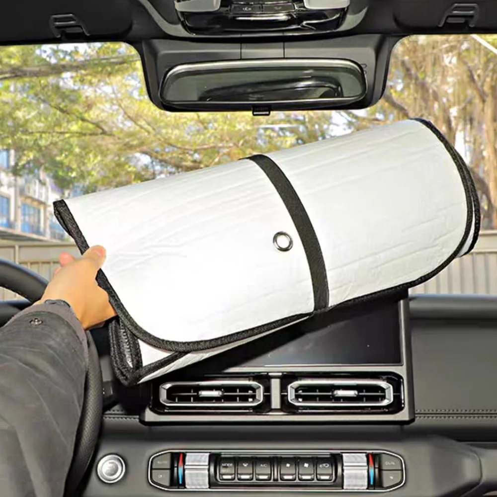 For BAIC 212 T01 2024-2025 Custom Fit Car Sun Shade 8Pcs Set Thick Bubble Foil Privacy Thermal Insulation Sun Shield