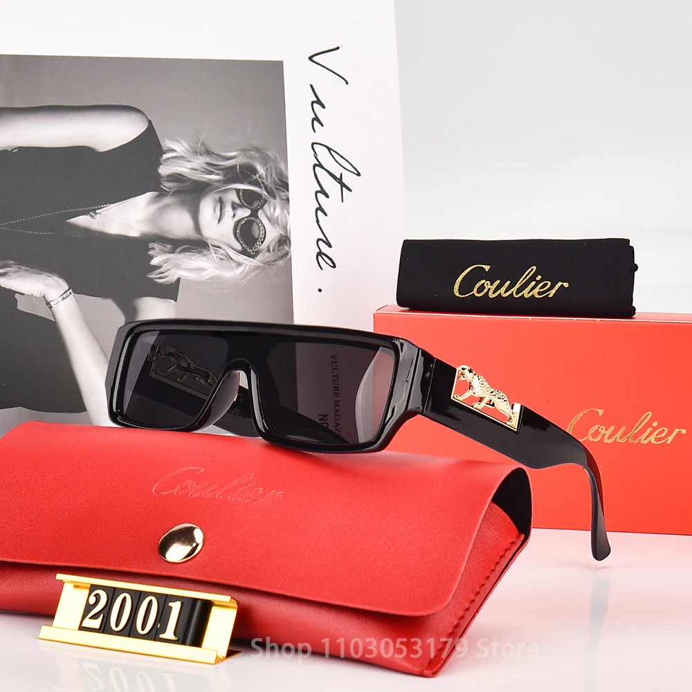 جديد ساحة ليوبارد رئيس النظارات الشمسية النساء الرجال العلامة التجارية الفاخرة الدراجات موضة عادية الشمس ظلال في الهواء الطلق القيادة خمر نظارات شمسية #1