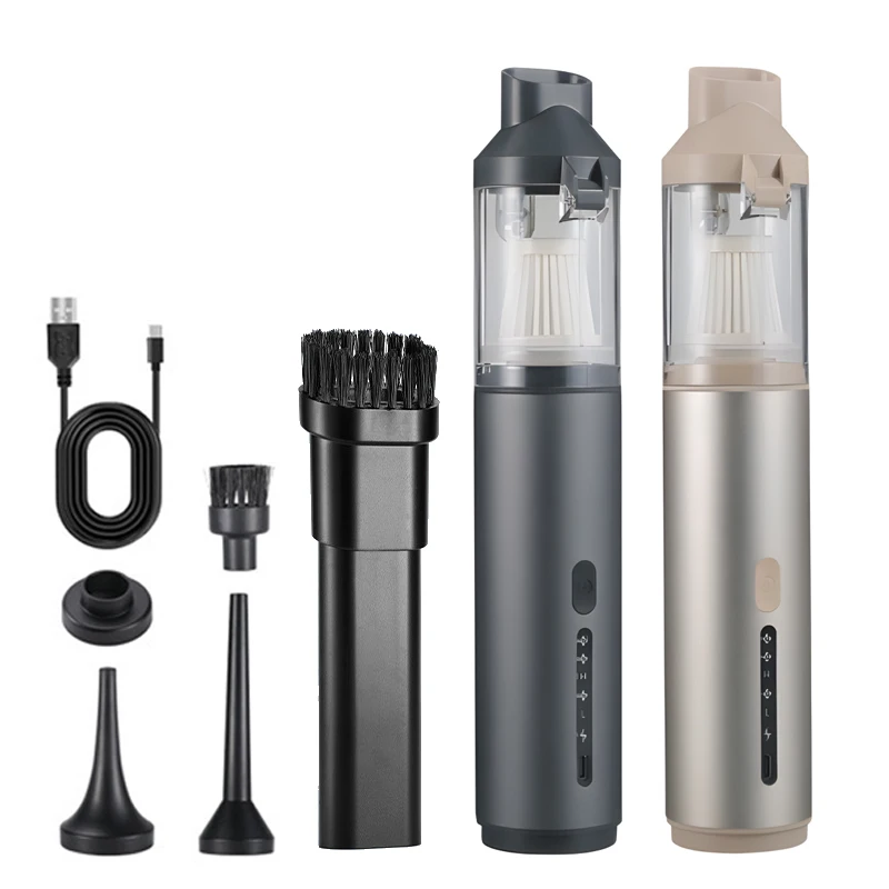 

Мощный автомобильный беспроводной пылесос 16000PA 3 в 1, портативный ручной мини-беспроводной пылесос с мощностью 120 Вт, материал ABS