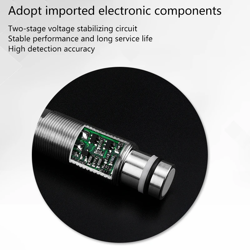 

M18 high-pressure resistant proximity switch sensor hydraulic cylinder with four-pin aviation plug connector type