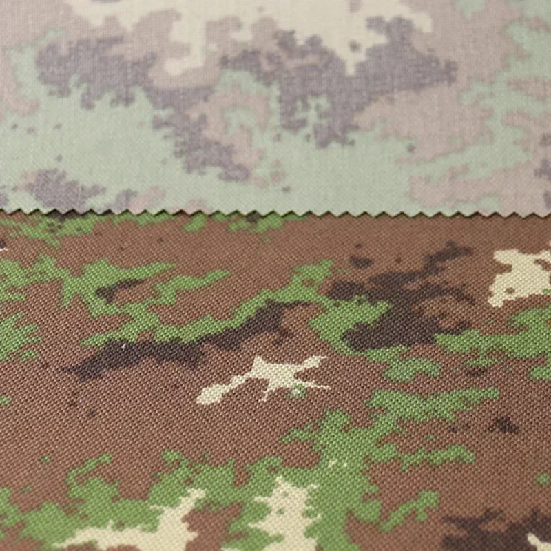 

1000D Nylon Italian Camouflage Fabric PU Coating Cloth Waterproof Wear-resistant Tactical Vest Backpack Luggage Sub-bag Tent DIY