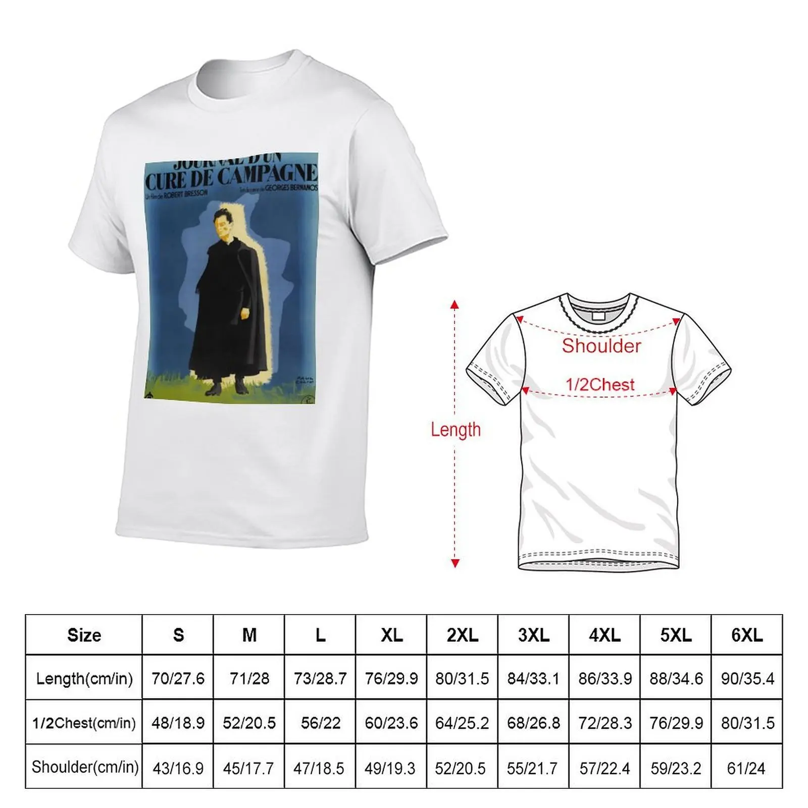 Diary of a Country Priest - Robert Bresson film (Journal d'Un Cure de Campagne) T-Shirt
