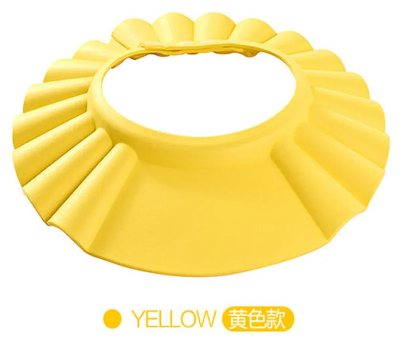 Baby Shower Cap Children Safe Bath Bathing Shampoo Caps Wash Hair Adjustable Elastic Shield for Kids Protective Bath Accessories