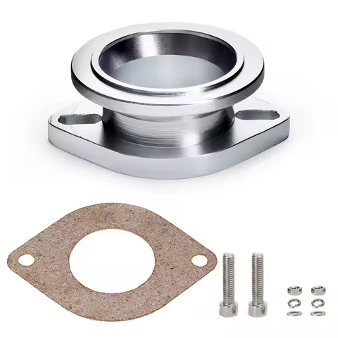 CNSPEED Billet CNC Aluminum Blow Off Valve Direct Fit Adapter Flange For Greddy To TIAL 50mm BOV