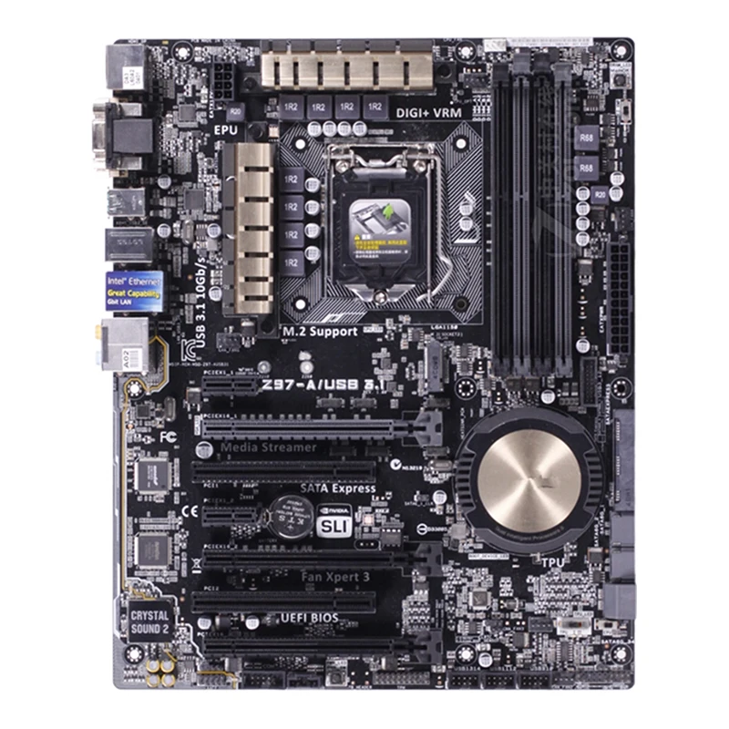 For Intel Z97 Z97-A/USB3.1 motherboard Used original LGA1150 LGA 1150 DDR3 32GB USB2.0 USB3.0 SATA3 Desktop Mainboard