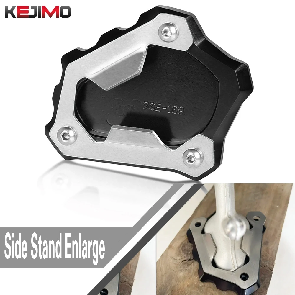 

Scrambler 1200 XC 1200XE 1200 XE 2018-2023 Aluminum Kickstand Sidestand Stand Extension Enlarger Pad For Scrambler 1200 1200XC