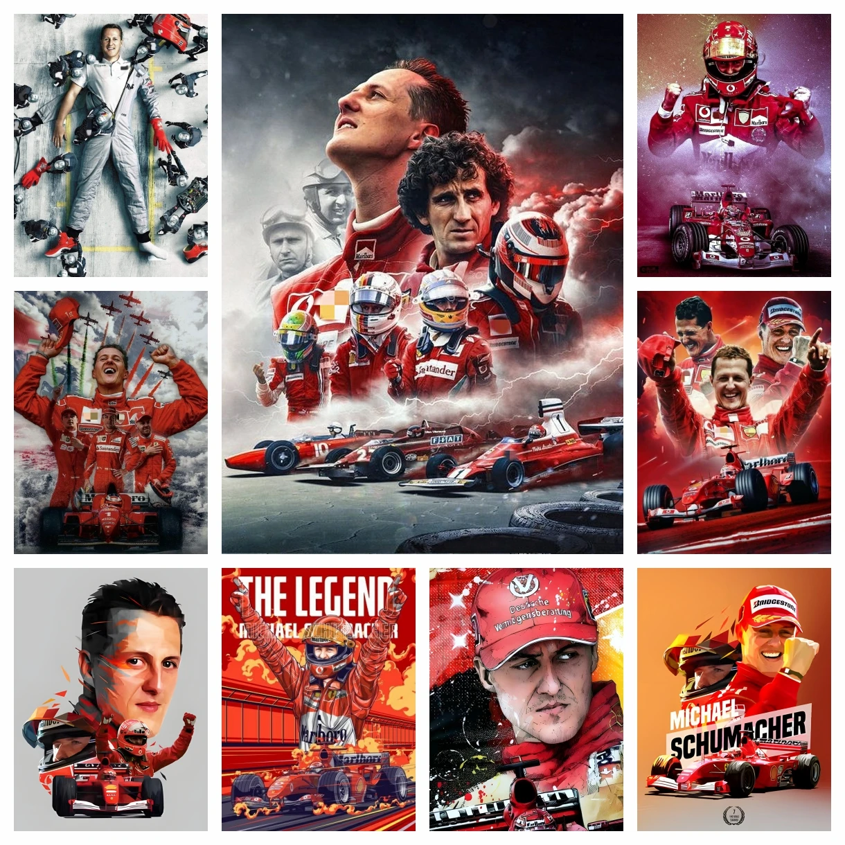 Формула-1-Шумахер-5d-алмазная-живопись-f1-автомобильный-постер-мозаика-украшение-стены-подарок-ручной-работы-творческий-дом