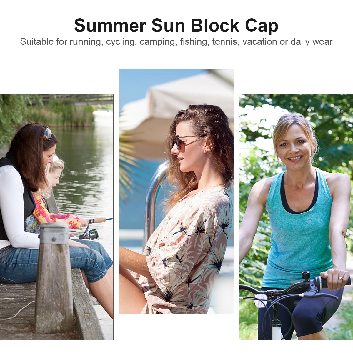 

Japanese Style Women Sunscreen Hats Cotton Yarn Pink Beach Vacation Large Brim Sun Protection Empty Cap Ladies Outdoor