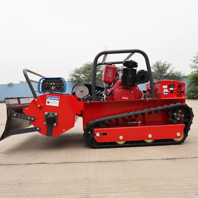 Customized CE EPA Smart Agricultural Flail Mower – RC Zero-Turn Mini Remote Lawn Mower