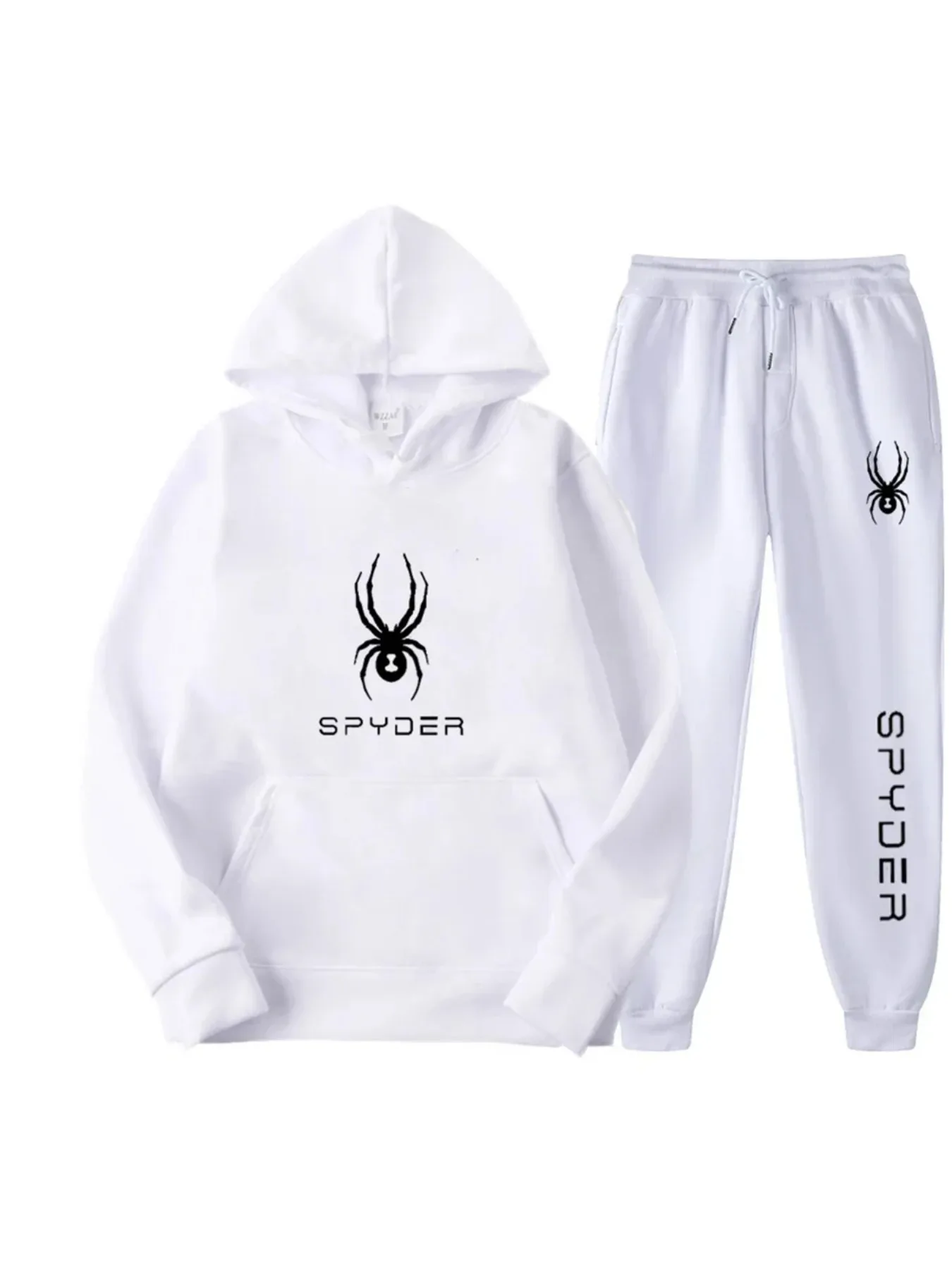 يرتدي الرجال والنساء في الخريف والشتاء سراويل خصر مرنة بغطاء للرأس وأكمام طويلة، بالإضافة إلى ملابس رياضية كاجوال مكونة من قطعتين. #3