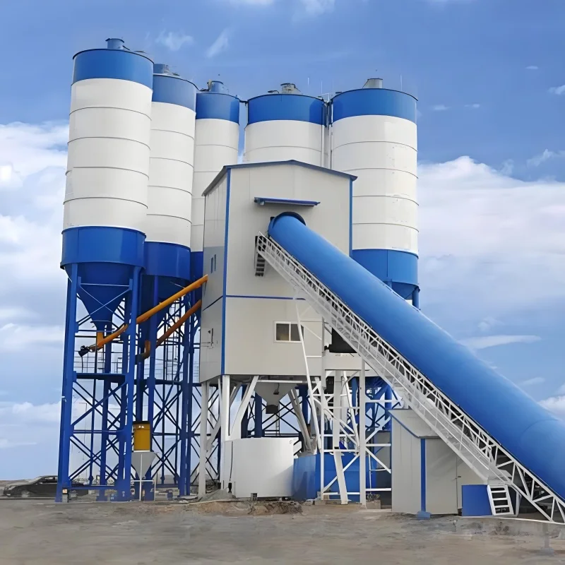 240m3/h Compact Concrete Batching Plant Process Cement Concrete Mixing Machine in China