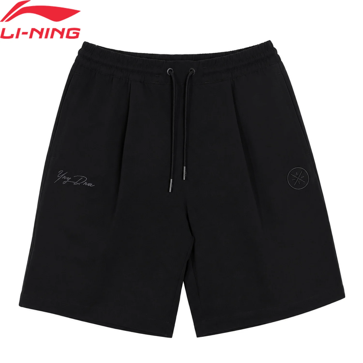 li-ning-short-wade-pour-hommes-100-polyester-coupe-ample-taille-reglable-confortable-et-respirant-bas-decontracte-aksw551