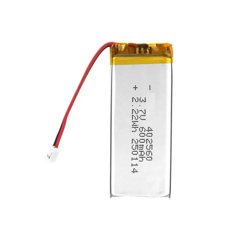 3pcs for Spot 402560 Polymer Lithium Battery 600mAh 3.7V for Human Body Induction Light Cabinet Light Hand Warmer Replacement