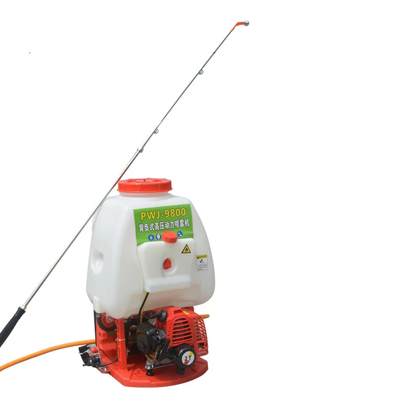 53CC 2 Stroke PWJ-9800 25L Tank Agricultural Disinfection Farm Wet Water Mist Pesticide Machine Knapsack Gasoline Sprayer