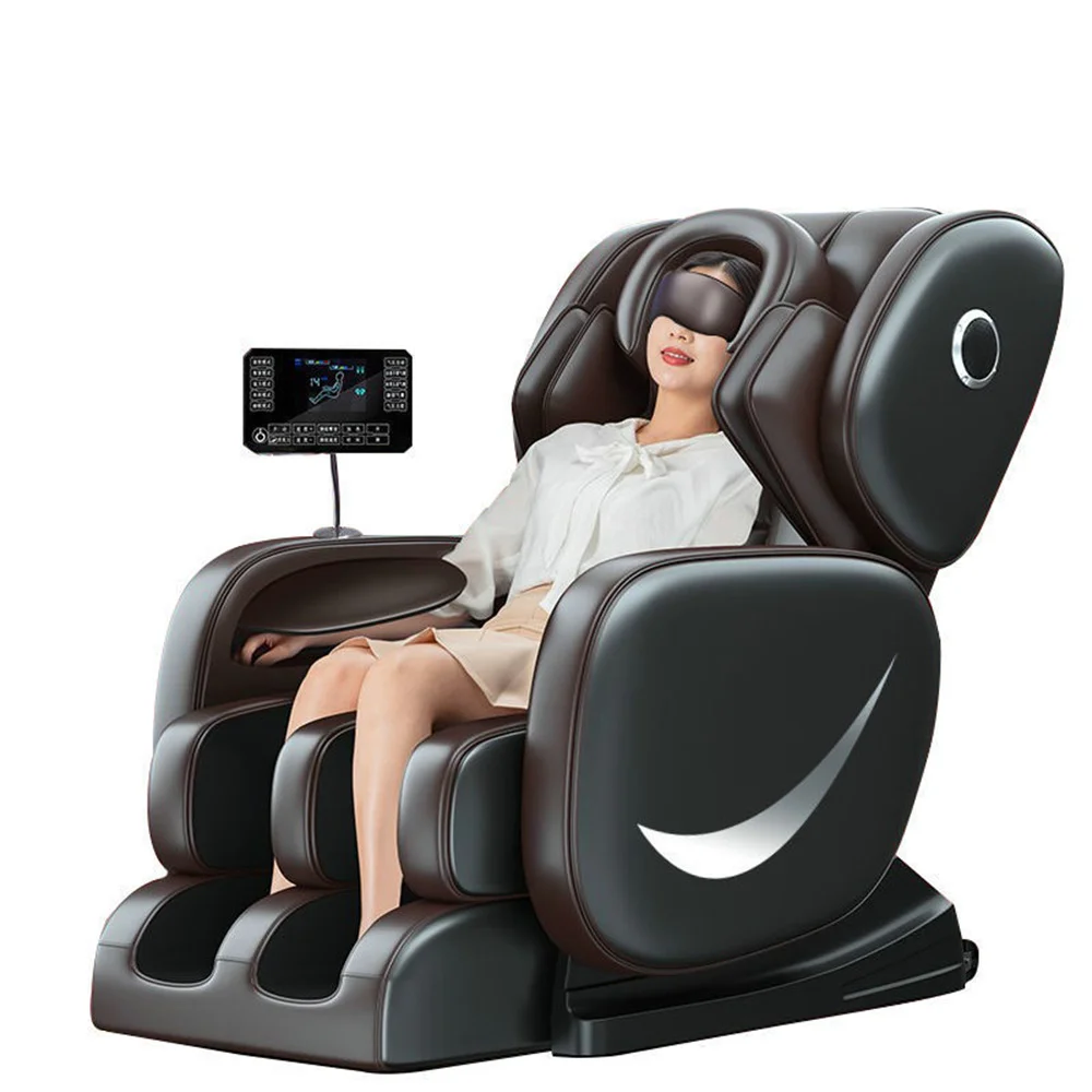 Large screen chair massage electric smart home use body care massage chair 4d sl track zero gravity stretcher