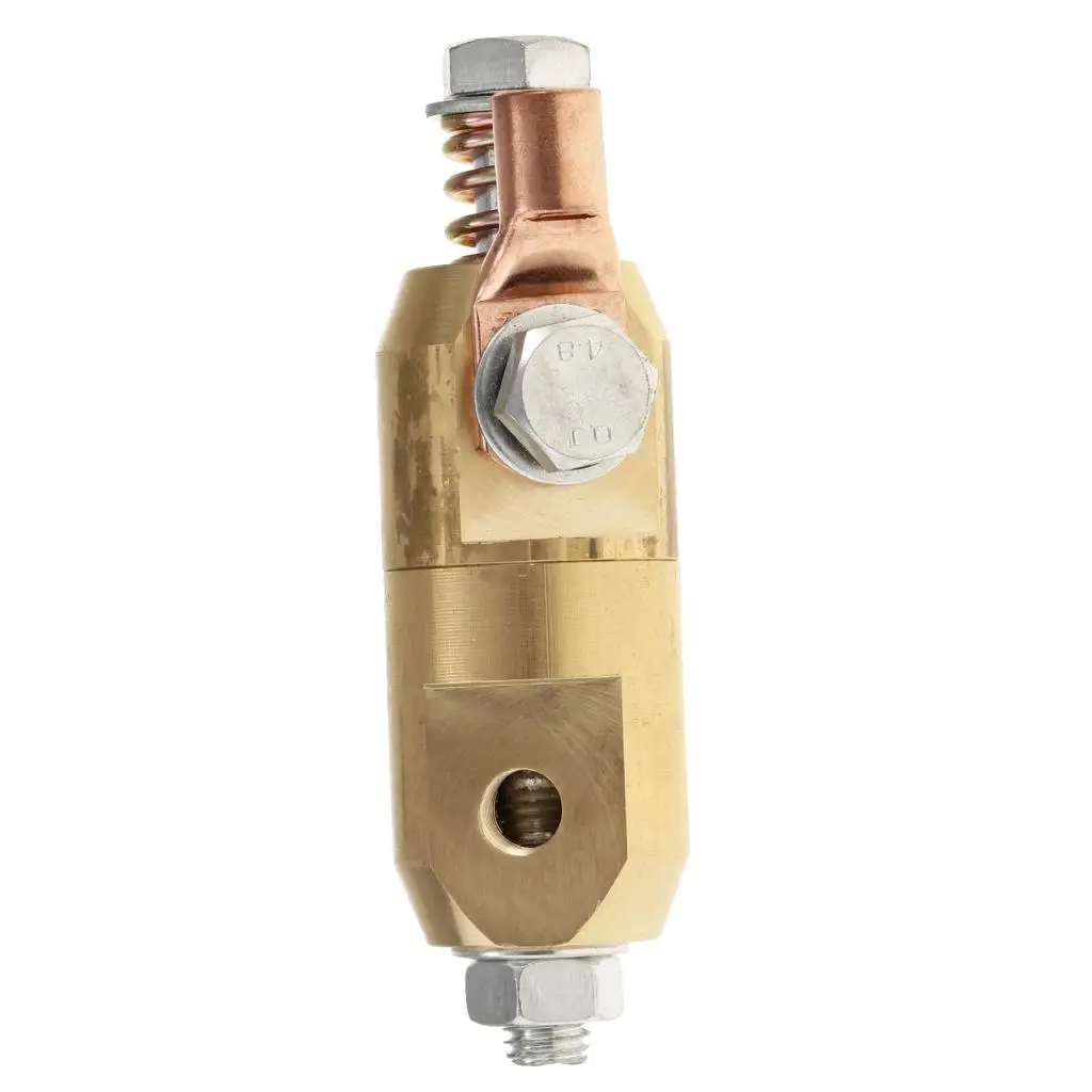 Brass 360 Degree Rotating Ground Clamp Welding Cable Fixture Clamp for Heavy Duty Arc Applications