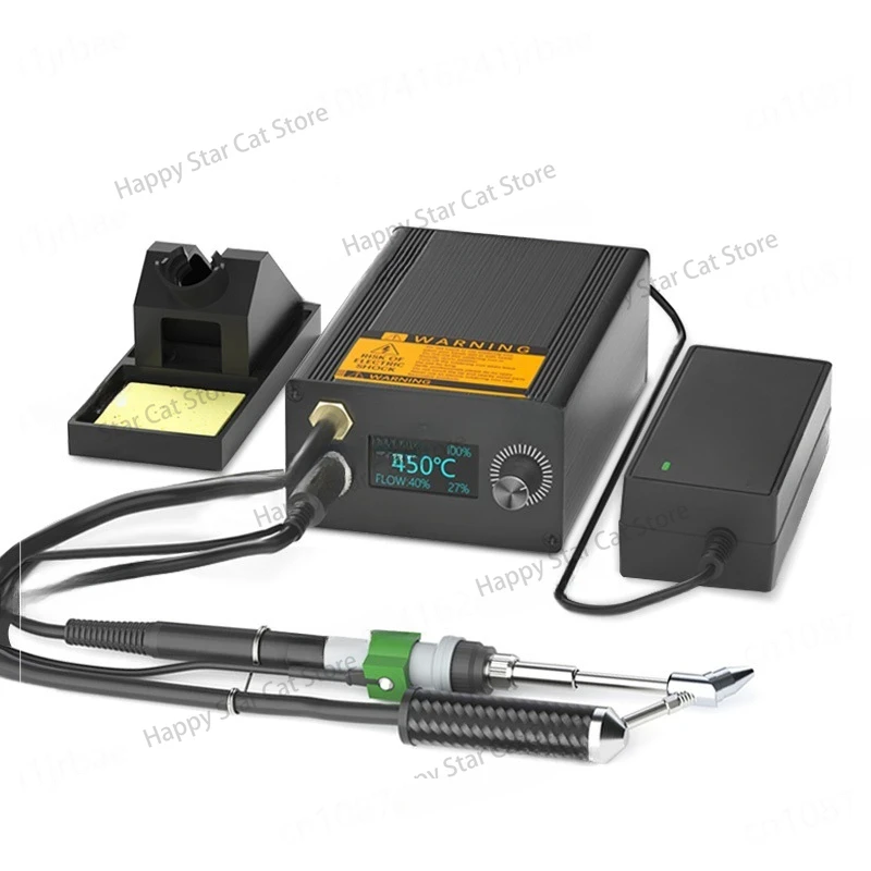 T12A Suction Tin Gun Desoldering Station Hot Air Gun Soldering Iron Suction Pen Intelligent STM 32 Soldering Station