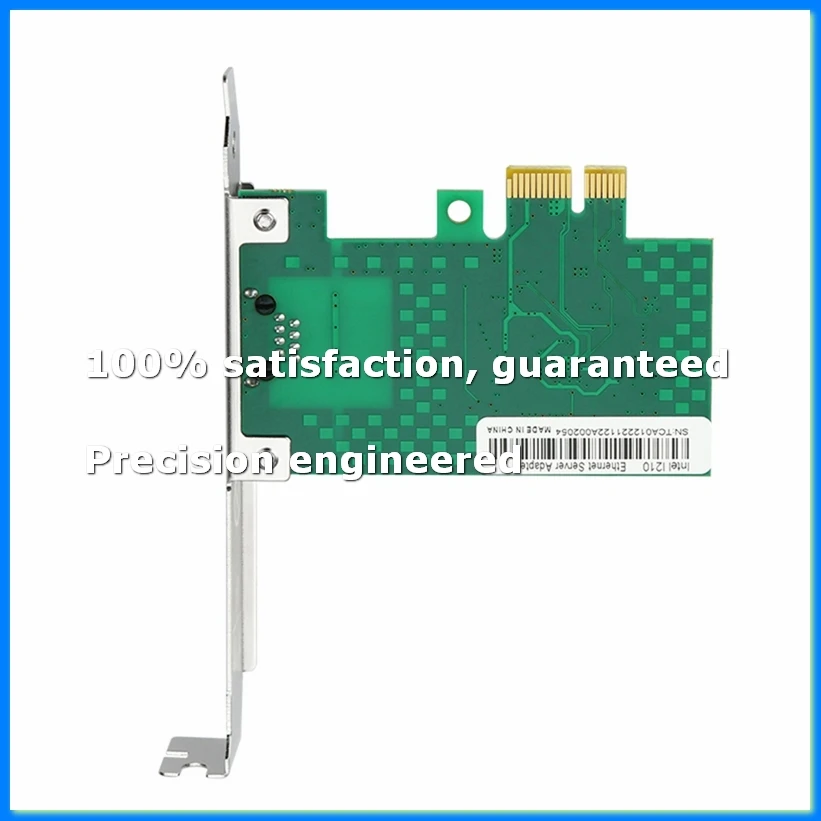 PCI Express Network Card PCIE X1 to RJ45 Gigabit Ethernet Network Adapter for I210 Chip 1000Mbps PXE Network Card-A49I