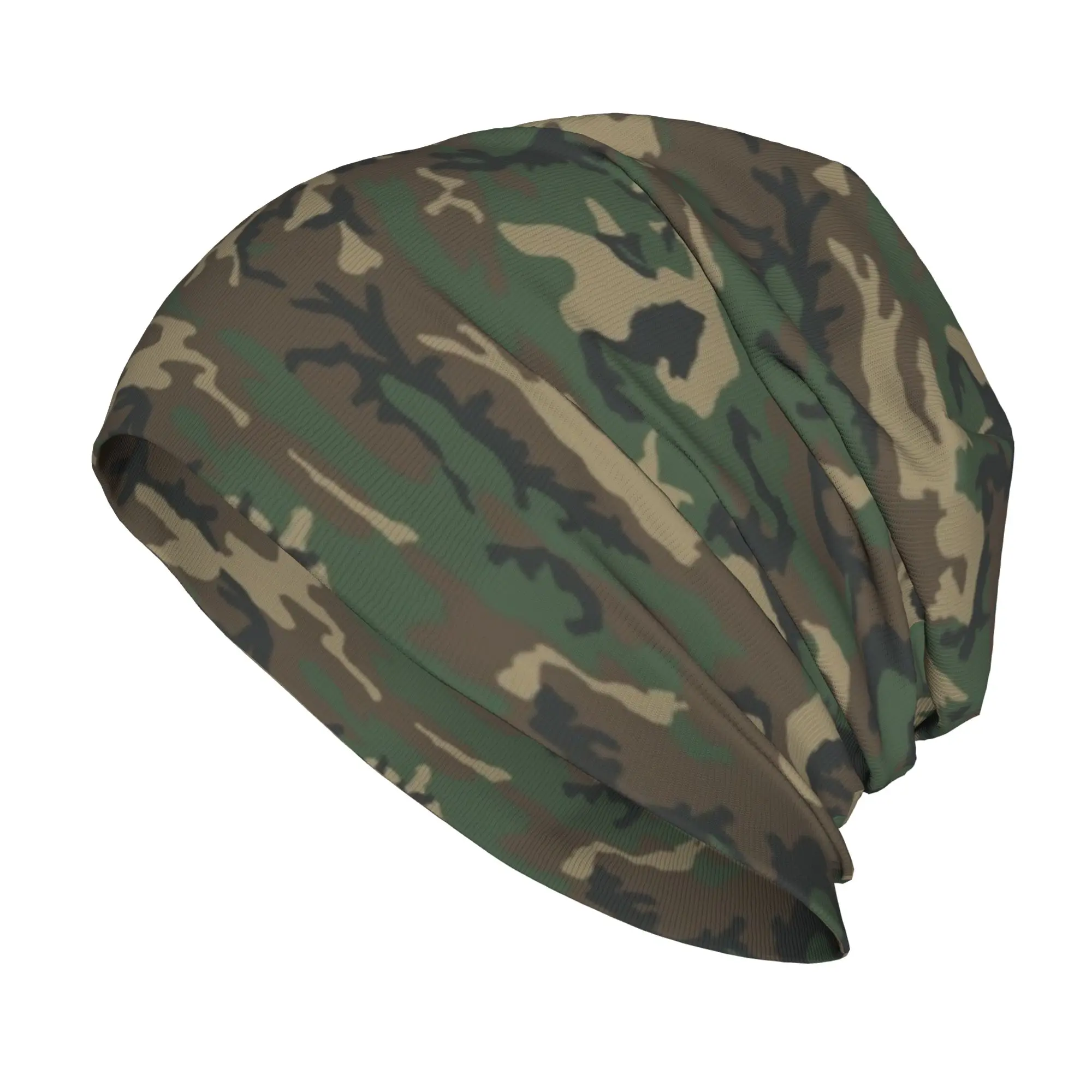 Army Camouflage Pattern Skullies Beanies Hats Jungle Military Camo Hip Hop Men Women Street Caps Warm Multifunction Bonnet Hat view 3