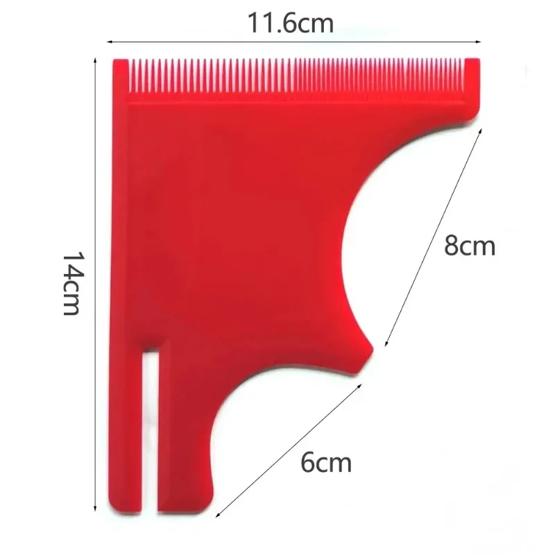 Multi-Curve Hairline Stencil for Beard Styling