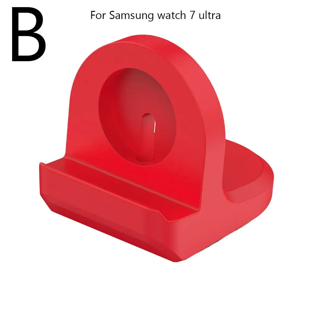 Wielokolorowa stacja ładująca do zegarka Samsung Galaxy Watch 7 Ultra Dock stojak na ładowarkę silikonowa stacja ładująca F9S8